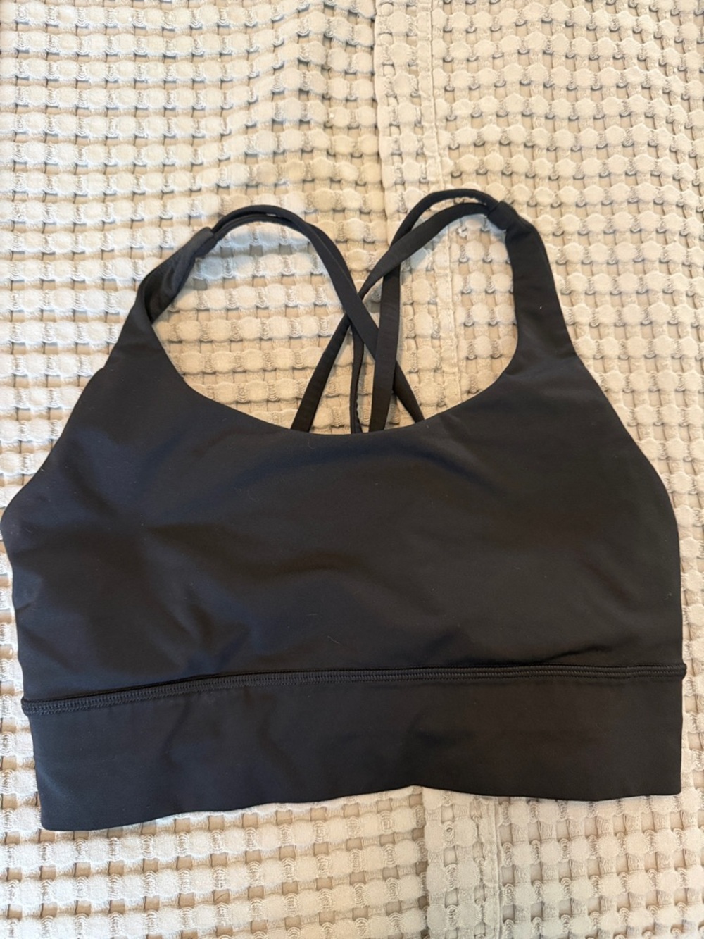 lululemon athletica Black Strappy Low-Impact Sports Bra